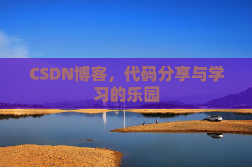 CSDN博客，代码分享与学习的乐园